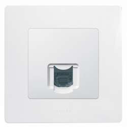 Legrand Etika Бел Розетка комп (RJ45) одинарная 5 кат. UTP арт. 672241