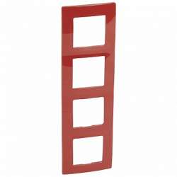 Legrand Etika Красная Рамка 4-ая арт. 672534