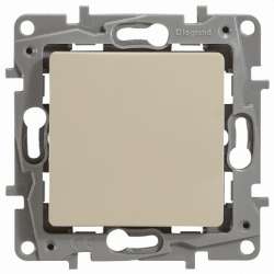 Legrand Etika Сл.кость Переключатель 1-клавишный IP44,  авт.клеммы, 10AX, 250 В арт. 672300