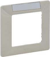 Legrand Etika Сл.кость Рамка 1-ая с держателем для маркировки слоновая кость арт. 672516