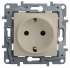 Legrand Etika Сл.кость Розетка с/з со шторками, винт. клем. (аналог 672322) арт. 672325