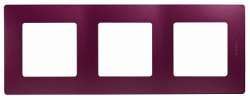 Legrand Etika Сливовая Рамка 3-ая арт. 672563
