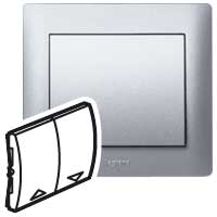 Legrand Galea Life Алюминий Клавиша 2-я для жалюзийного выключателя арт. 771314