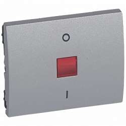 Legrand Galea Life Алюминий Клавиша двухполюсная с индикацией арт. 771318