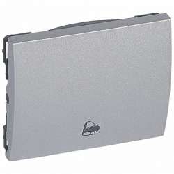 Legrand Galea Life Алюминий Клавиша простая с пиктограммой ''звонок'' арт. 771346