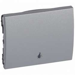 Legrand Galea Life Алюминий Клавиша простая с пиктограммой Лампа арт. 771344