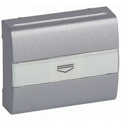 Legrand Galea Life Алюминий Лицевая панель для выключателя с ключом-картой арт. 771354