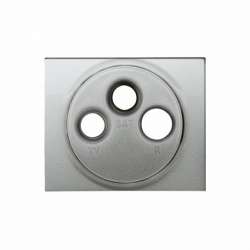 Legrand Galea Life Алюминий Накладка TV-FM-SAT розетки (мех Hirschman, Wisi) арт. 771389