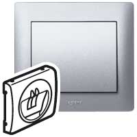 Legrand Galea Life Алюминий Накладка аудиорозетки 1-ой арт. 771300