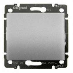 Legrand Galea Life Алюминий Накладка заглушки с суппортом арт. 771378