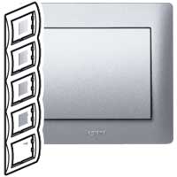 Legrand Galea Life Алюминий Рамка 5-ая вертикальная арт. 771309