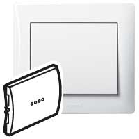 Legrand Galea Life Бел Клавиша 1-ая c точечной подсветкой арт. 771034