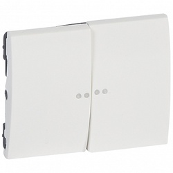 Legrand Galea Life Бел Клавиша 2-ая c точечной подсветкой арт. 771079