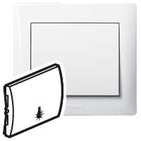 Legrand Galea Life Бел Клавиша простая с пиктограммой ''лампа'' арт. 777044