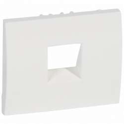 Legrand Galea Бел Накладка 1-ой ТЛФ/комп розетки арт. 777095