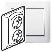 Legrand Galea Life Бел Розетка 2-ая с/з арт. 771030