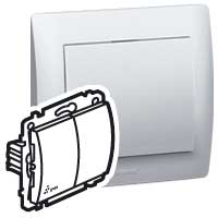 Legrand Galea Life Бел Выключатель 2-клав., IP44 арт. 771021