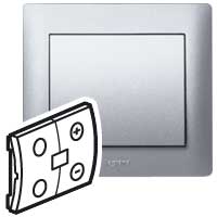 Legrand Galea Life/In One Алюминий Накладка светорегулятора нажимного 300Вт арт. 771369