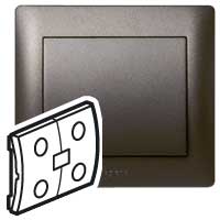 Legrand Galea Life/In One Темная Бронза Клавиша 2-я арт. 771291