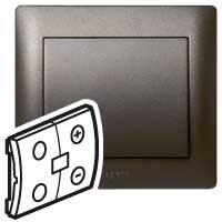 Legrand Galea Life/In One Темная Бронза Накладка светорегулятора нажимного Inone 300Вт арт. 771269