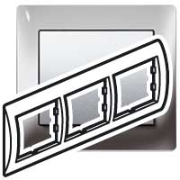 Legrand Galea Life Хром/Chrome Рамка 3-я гориз арт. 771933