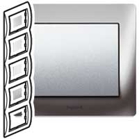 Legrand Galea Life Хром/Chrome Рамка 5-ая верт арт. 771939