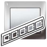 Legrand Galea Life Хром/Chrome Рамка 5-я гориз арт. 771935