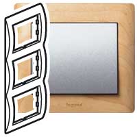 Legrand Galea Life Клен/Maple Рамка 3-я верт арт. 771967