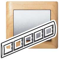 Legrand Galea Life Клен/Maple Рамка 5-я гориз арт. 771965