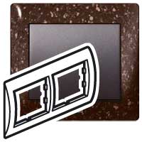 Legrand Galea Life Шоколад/Corian Cocoa brown Рамка 2-я гориз арт. 771702