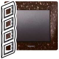 Legrand Galea Life Шоколад/Corian Cocoa brown Рамка 4-я верт арт. 771708