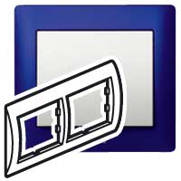 Legrand Galea Life Синий Металл/Magic Blue Рамка 2-я гориз арт. 771912