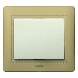 Legrand Galea Life Светлая Кожа/Havana Рамка 1-я арт. 771990