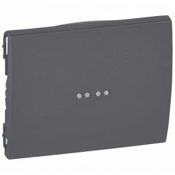 Legrand Galea Life Темная Бронза Клавиша 1-ая c точечной подсветкой арт. 771234