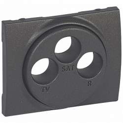 Legrand Galea Life Темная Бронза Накладка TV-FM-SAT розетки арт. 771273