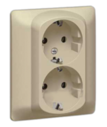 Legrand Galea Life Титан Двойная розетка 2х2К+3 автоматические клеммы с защитными шторками в сборе арт. 771433