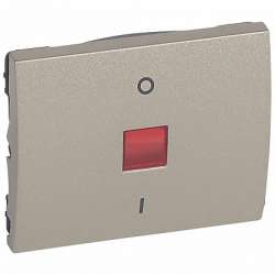 Legrand Galea Life Титан Клавиша двухполюсная с индикацией арт. 771418