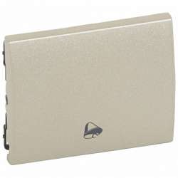 Legrand Galea Life Титан Клавиша простая с пиктограммой ''звонок'' арт. 771446