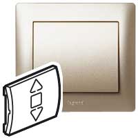 Legrand Galea Life Титан Лицевая Панель для выключателя с ИК-приемником с программ.уровнями открытия арт. 771465