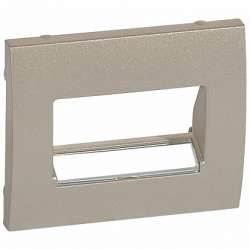 Legrand Galea Life Титан Накладка 2-ой ТЛФ/комп розетки арт. 771475