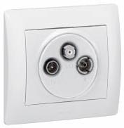 Legrand Galea Life Титан Накладка TV-FM-SAT розетки (мех Hirschman, Wisi) арт. 771489