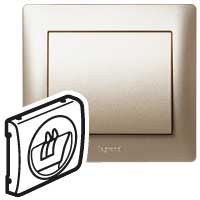 Legrand Galea Life Титан Накладка аудиорозетки 1-ой арт. 771400