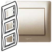Legrand Galea Life Титан Рамка 3-я верт арт. 771407