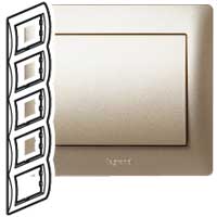 Legrand Galea Life Титан Рамка 5-я верт арт. 771409