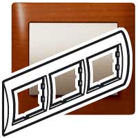 Legrand Galea Life Вишня/Cherry Рамка 3-я, горизонтальная арт. 771973