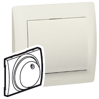 Legrand Galea Life Жемчуг Накладка Светорегулятора поворотного с подсветкой арт. 771170