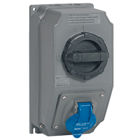 Legrand Hypra Комбинированный щиток с переключателем IP 44 3К+З 32 А пластик арт. 059249