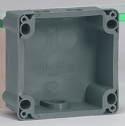 Legrand Hypra Коробка с одним ответстием под сальник Hypra Prisinter - IP 44/55 - 3К+Н+З - 16 А - пластик арт. 052249