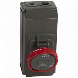 Legrand Hypra Прямая вилка IP 66/67-55 3К+3 63 А пластик арт. 059447