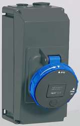 Legrand Hypra Розетка накладного монтажа в готовом корпусе IP 66/67-55 3К+3 63 А пластик арт. 059337